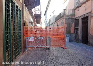 Viterbo- Via Cardinal La Fontaine riapre ai pedoni