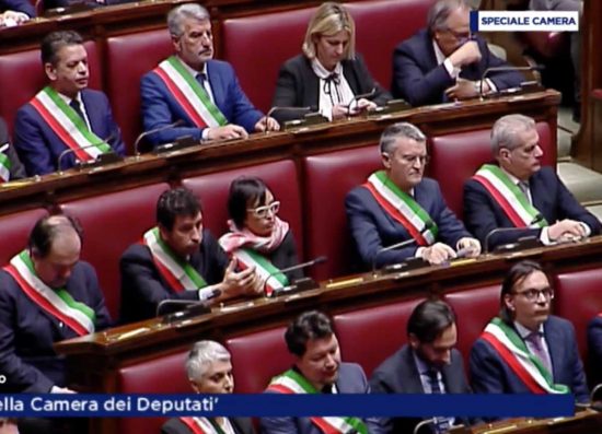 Roma - L'intervento del sindaco Giovanni Arena alla Camera 