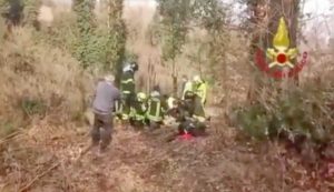 Bologna - L'intervento dei vigili del fuoco