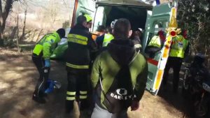 Trieste - L'intervento per soccorrere l'anziano