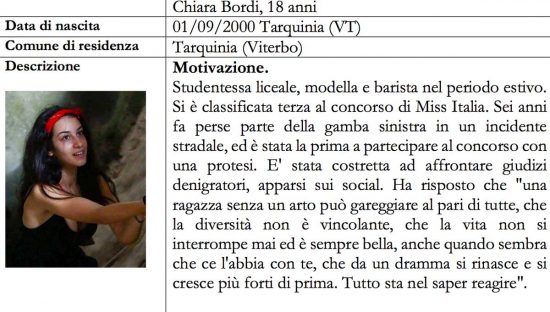 Alfiere della repubblica - Chiara Bordi