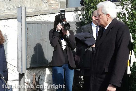 Viterbo - Sergio Mattarella all'Unitus