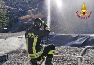 Pesaro Urbino - L'intervento dei vigili del fuoco