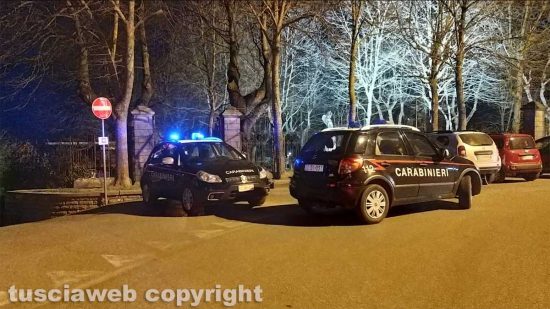 Montefiascone - I controlli dei carabinieri a piazzale Roma e al prato giardino