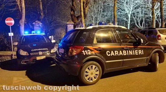 Montefiascone - I controlli dei carabinieri a piazzale Roma e al prato giardino