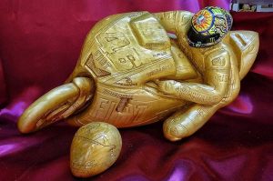 La scultura di Valentino Rossi
