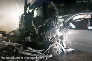 Viterbo - Incidente in via Vico Squarano