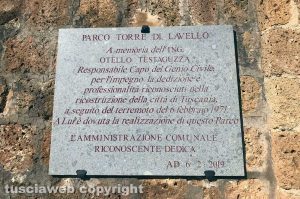 Tuscania - Le celebrazioni per l'anniversario del terremoto 