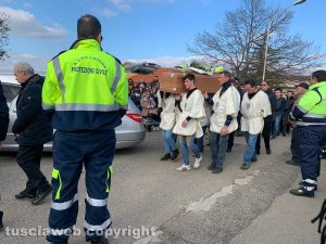 Cellere - I funerali di Andrea Paoletti