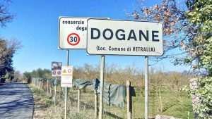 Vetralla - I lavori di asfaltatura in località Dogane