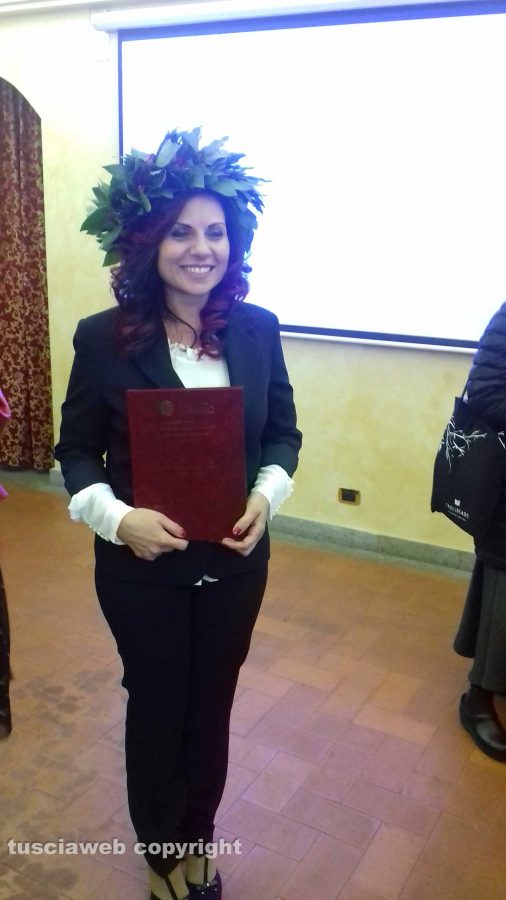 La neo dottoressa Anna Ricciardiello