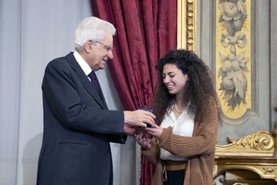 Sergio Mattarella e Lucia Ferrante