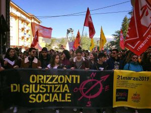 I cortei contro le mafie