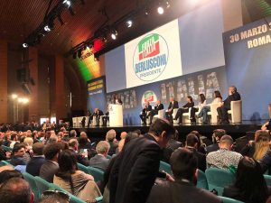 L'assemblea nazionale di Forza Italia