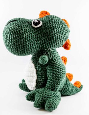 La mascotte della mostra sui dinosauri "Terra dei giganti"