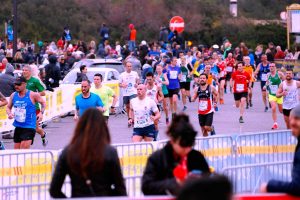 Sport - Gli atleti della scuola sottufficiali alla Roma-Ostia half marathon