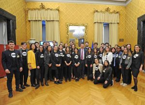 Roma - Il gruppo con Ettore Rosato