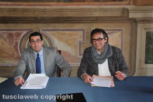 Giacomo Barelli (Viva Viterbo) e Massimo Erbetti (M5S)