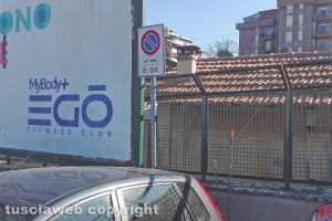 Viterbo - Il piazzale di via Mariano Romiti