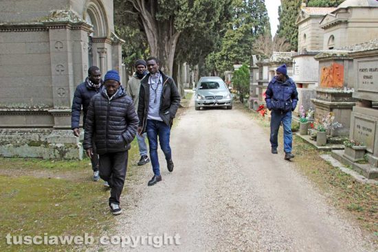 Viterbo - Torna in patria Alieu Jallow
