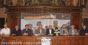 Viterbo - La presentazione del camp del Real Madrid