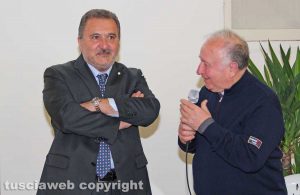 Viterbo - L'inaugurazione del centro d'ascolto "Una mano amica"- Enrico Panunzi e don Alberto Canuzzi