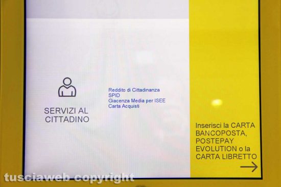 Viterbo - Il reddito di cittadinanza alle Poste