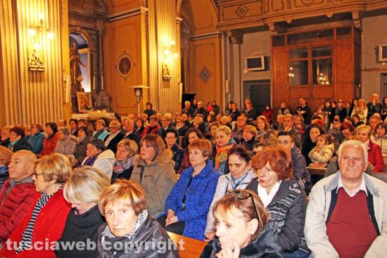 Bassano Romano - La messa in ricordo di Fabrizio Frizzi