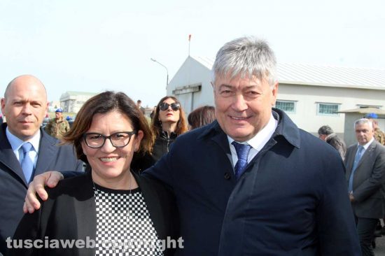 Elisabetta Trenta e Umberto Fusco