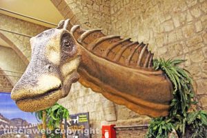 Viterbo - L'inaugurazione della "Terra dei giganti" - Un dinosauro