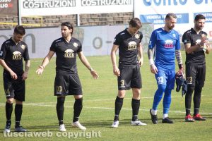 Sport - Calcio - Viterbese - Da sinistra: Baldassin, Palermo, Atanasov, Valentini e Sini