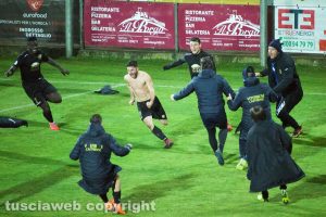 Sport - Calcio - Viterbese - L'esultanza di Mario Pacilli