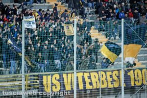 Sport - Calcio - Viterbese - La curva gialloblù