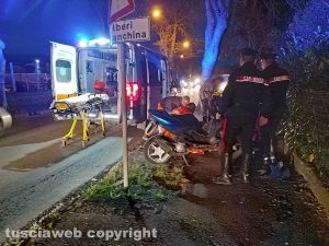 Montefiascone - L'incidente sulla Cassia Nord