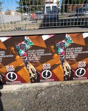 I manifesti a firma del Blocco Studentesco