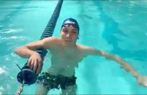 Manuel Bortuzzo torna in piscina