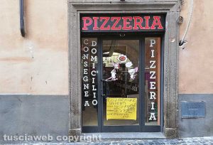 Viterbo - La pizzeria dove lavorava Giuliano Pagliaccia