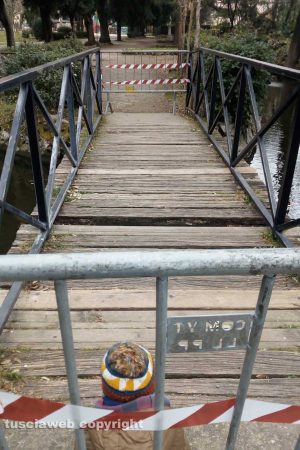 Viterbo - Il ponte sul laghetto di Pratoglardino