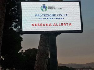 Montalto - Dispaly per informare i cittadini sul meteo