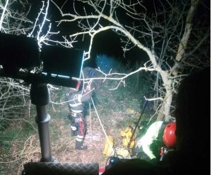 Soriano nel Cimino - Cade nel dirupo e muore - L'intervento dei vigili del fuoco