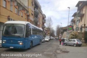 Bagnaia - Il passaggio a livello di viale Fiume