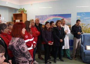 Tarquinia - Nuovo look per la sala di aspetto dell'ospedale