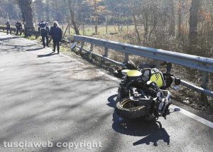 Viterbo - L'incidente sulla Cassia Cimina
