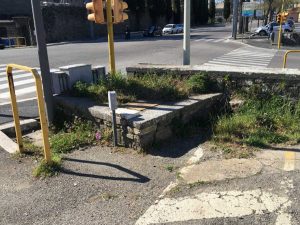 Viterbo - Ripulito il parcheggio libero di viale Raniero Capocci