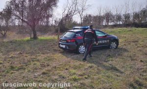 Montefiascone - L'incendio in località Monte Rotondo - L'intervento dei carabinieri