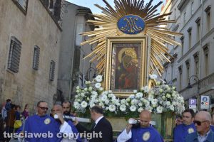 Tarquinia - La processione con la tavola di Maria Santissima di Valverde
