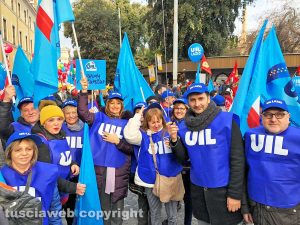Roma - Manifestazione della Uil scuola