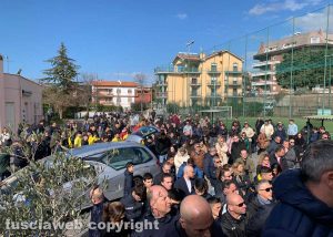 Viterbo - I funerali di Luca Paolella