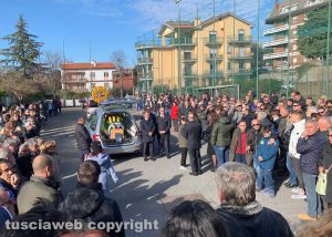 Viterbo - I funerali di Luca Paolella