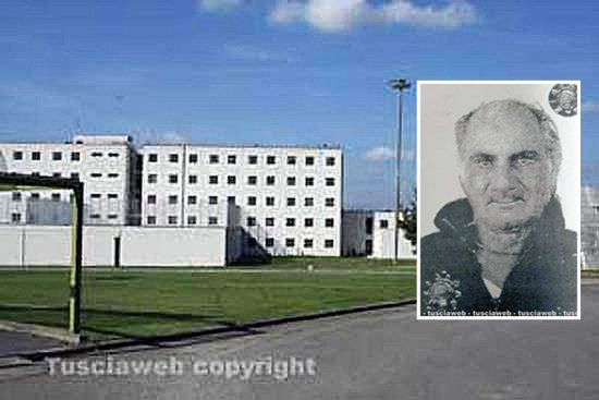 Viterbo - Il carcere di Mammagialla - Nel riquadro: Giovanni Delfino